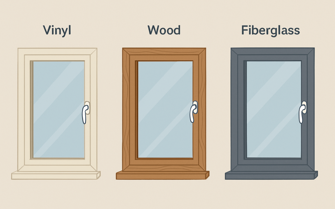 Vinyl vs. Wood vs. Fiberglass: Which Replacement Window Material Is Best?
