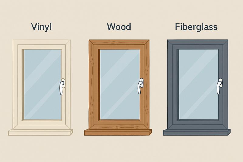 Vinyl vs. Wood vs. Fiberglass: Which Replacement Window Material Is Best?